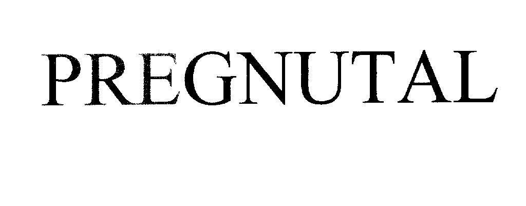 Mẫu nhãn hiệu PREGNUTAL