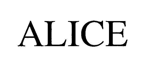 Mẫu nhãn hiệu ALICE