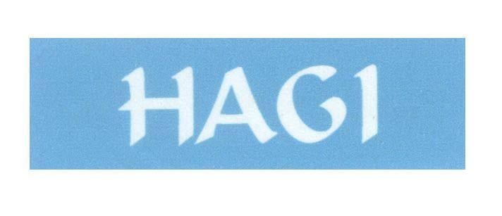 Mẫu nhãn hiệu HAGI
