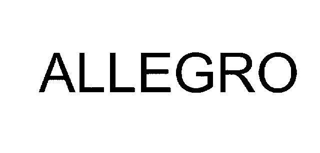 Mẫu nhãn hiệu ALLEGRO