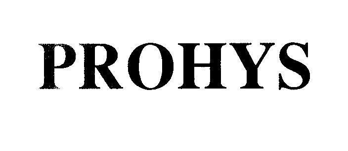 Mẫu nhãn hiệu PROHYS