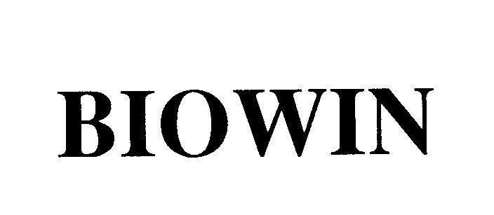 Mẫu nhãn hiệu BIOWIN