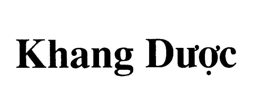 Mẫu nhãn hiệu Khang Dược