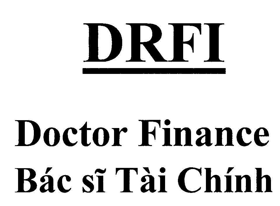 Mẫu nhãn hiệu DRFI Doctor Finance Bác sĩ Tài Chính