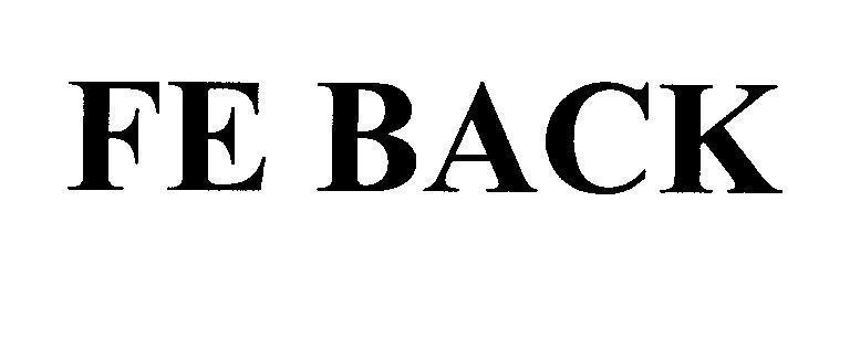 Mẫu nhãn hiệu FE BACK
