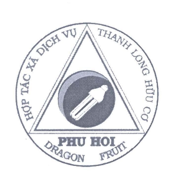 Mẫu nhãn hiệu Hợp Tác Xã Dịch Vụ Thanh Long Hữu Cơ PHU HOI DRAGON FRUIT