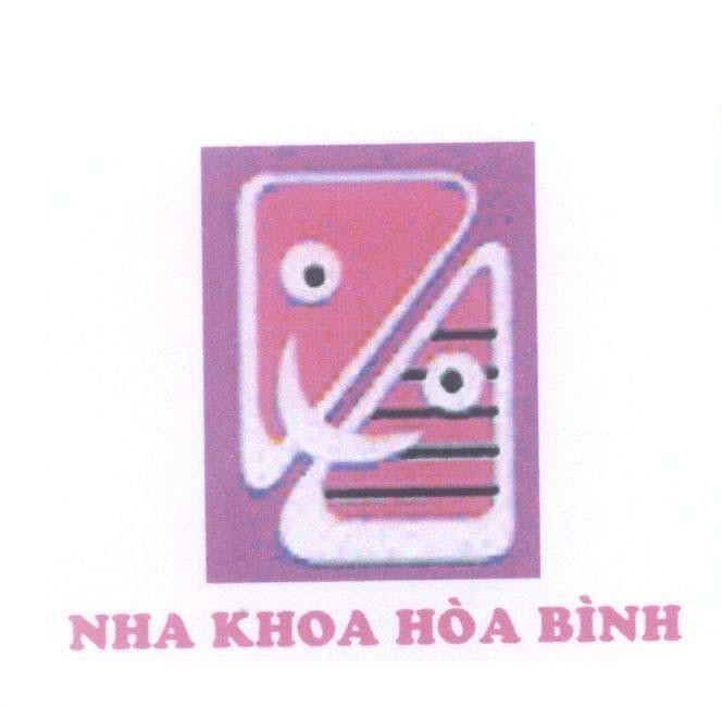 Mẫu nhãn hiệu Nha Khoa Hoà Bình