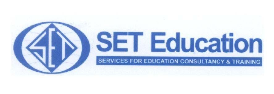 Mẫu nhãn hiệu SET SET Education SERVICES FOR EDUCATION CONSULTANCY & TRAINING