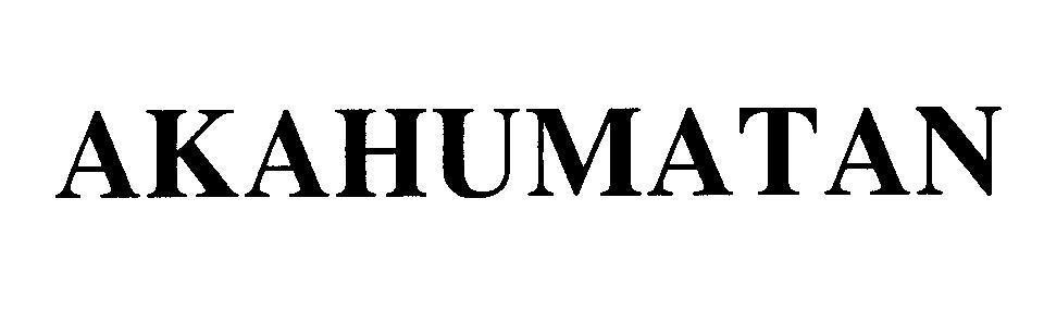 Mẫu nhãn hiệu AKAHUMATAN