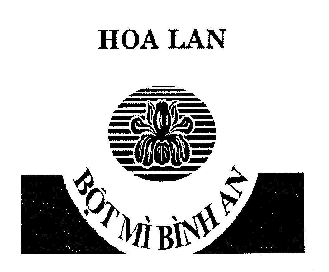 Mẫu nhãn hiệu HOA LAN Bột mì Bình An