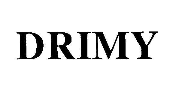 Mẫu nhãn hiệu DRIMY