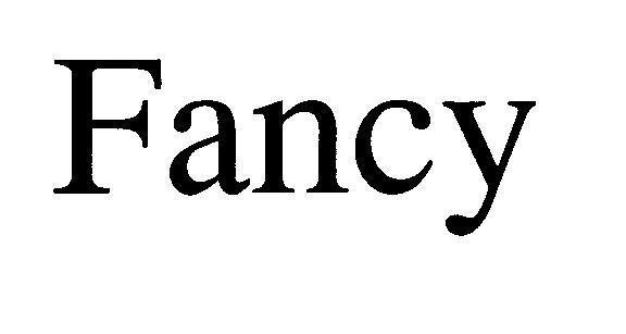 Mẫu nhãn hiệu Fancy