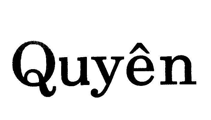 Mẫu nhãn hiệu Quyên