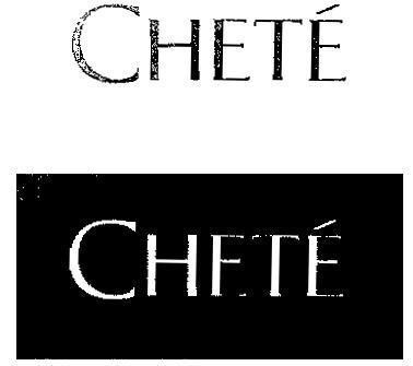 Mẫu nhãn hiệu Cheté Cheté