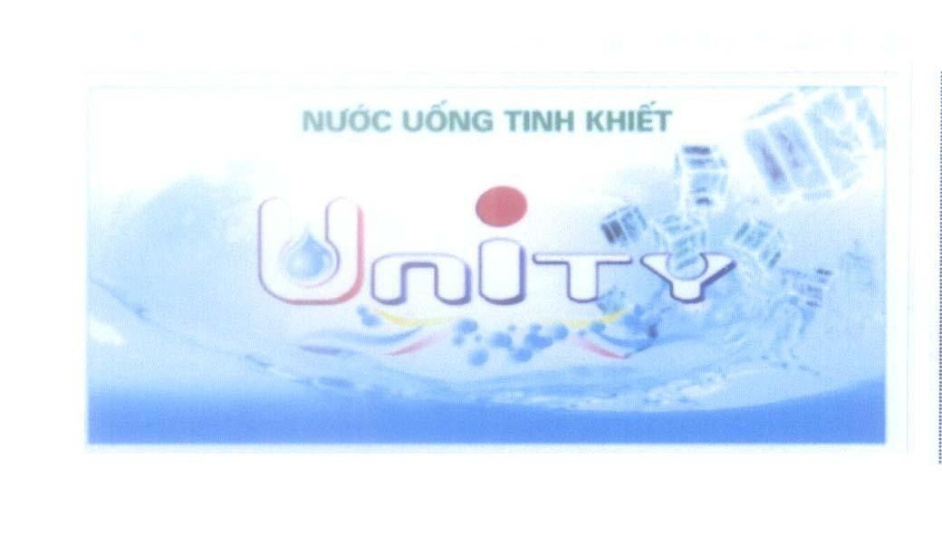 Mẫu nhãn hiệu Unity Nước Uống Tinh Khiết