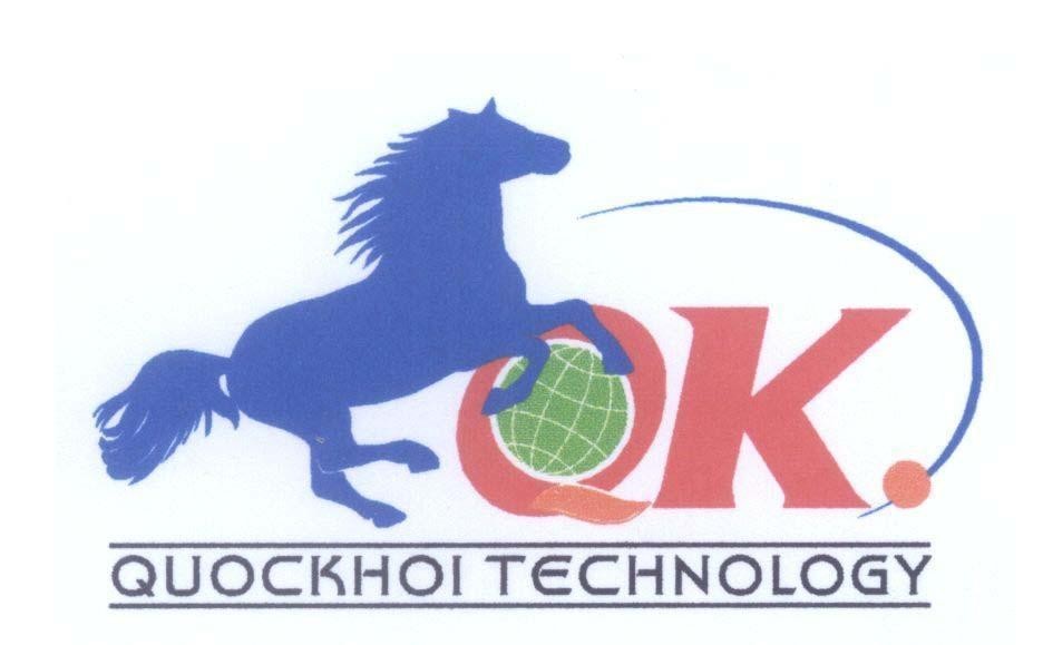 Mẫu nhãn hiệu QK QUOCKHOI TECHNOLOGY