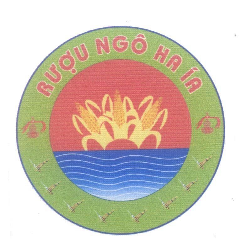 Mẫu nhãn hiệu Rượu Ngô Ha ía