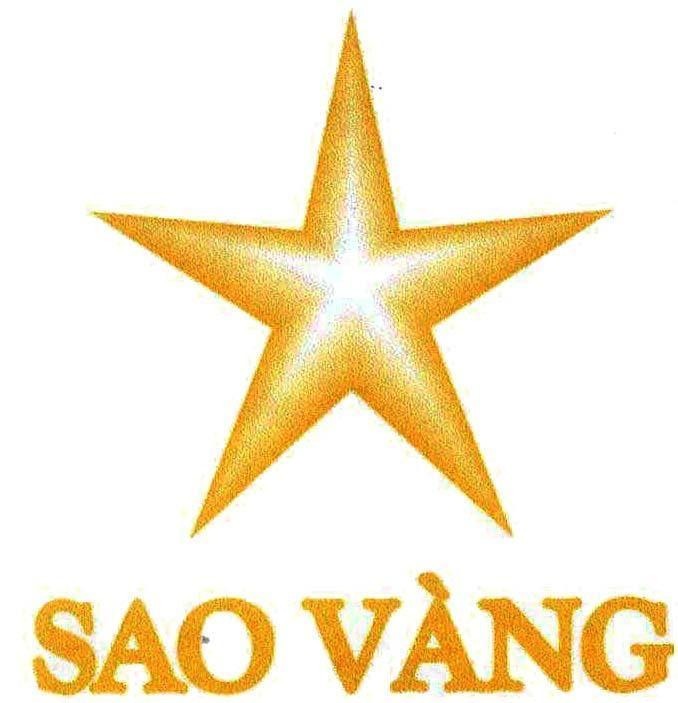 Mẫu nhãn hiệu Sao Vàng