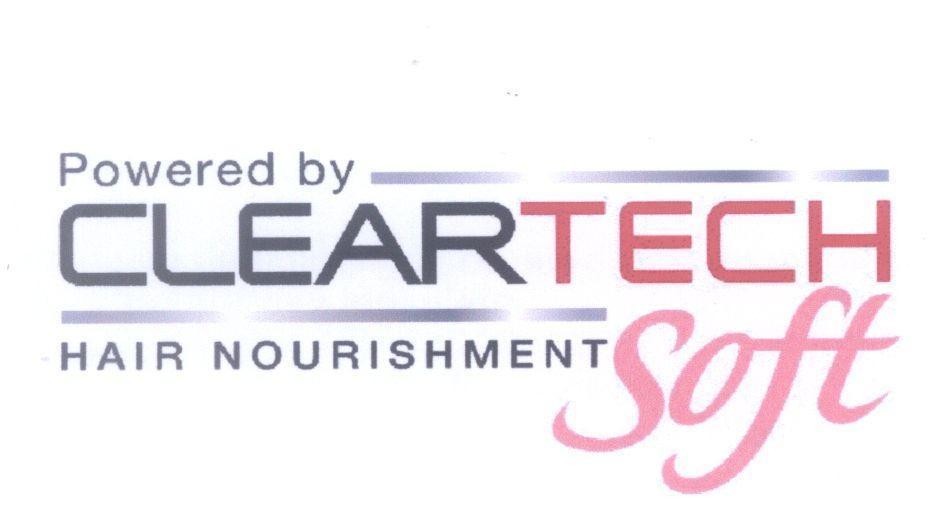 Mẫu nhãn hiệu Powered by CLEARTECH HAIR NOURISHMENT Soft
