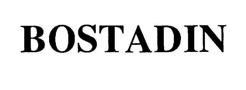 Mẫu nhãn hiệu BOSTADIN