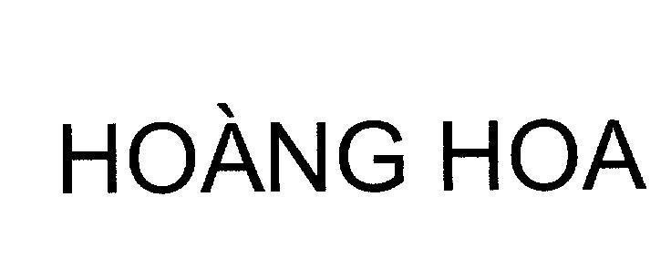 Mẫu nhãn hiệu Hoàng Hoa
