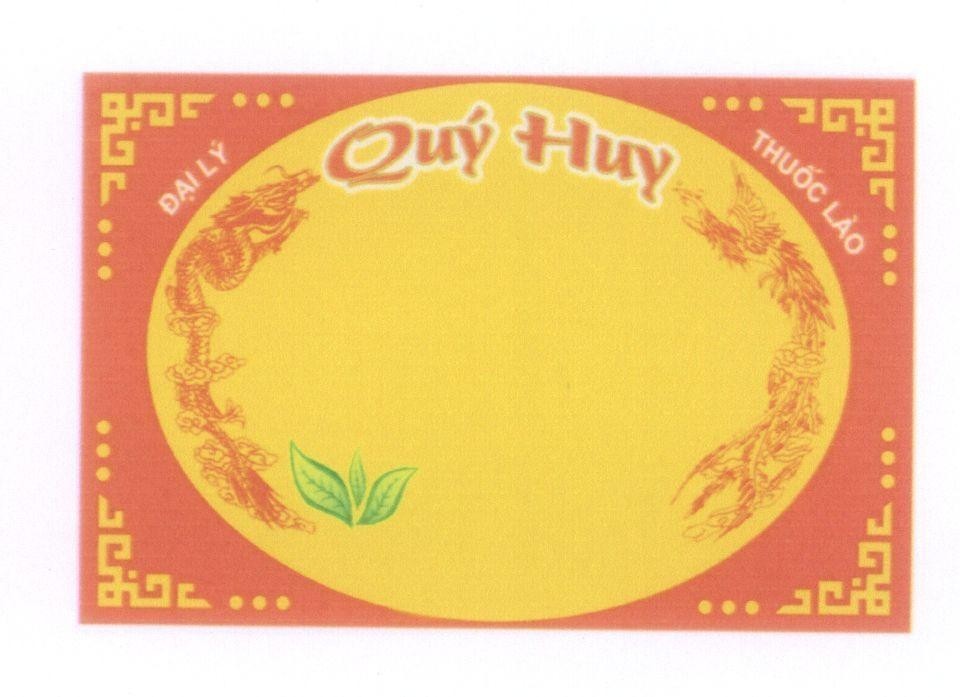Mẫu nhãn hiệu Quý Huy Đại Lý Thuốc Lào