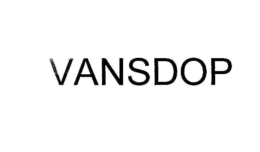 Mẫu nhãn hiệu VANSDOP