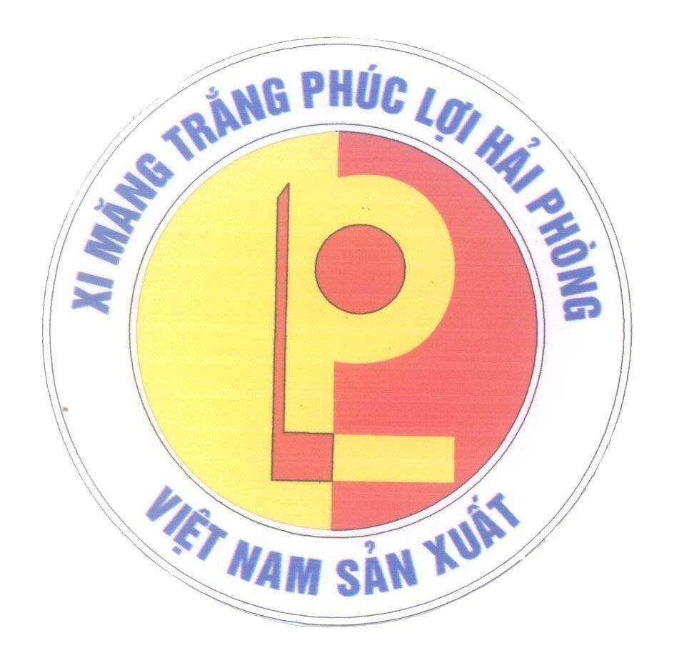 Mẫu nhãn hiệu L P Xi Măng Trắng Phúc Lợi Hải Phòng Việt Nam Sản Xuất