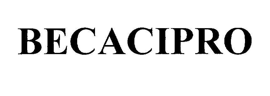 Mẫu nhãn hiệu BECACIPRO