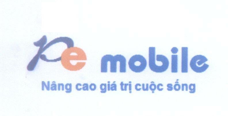 Mẫu nhãn hiệu P e mobile Nâng cao giá trị cuộc sống