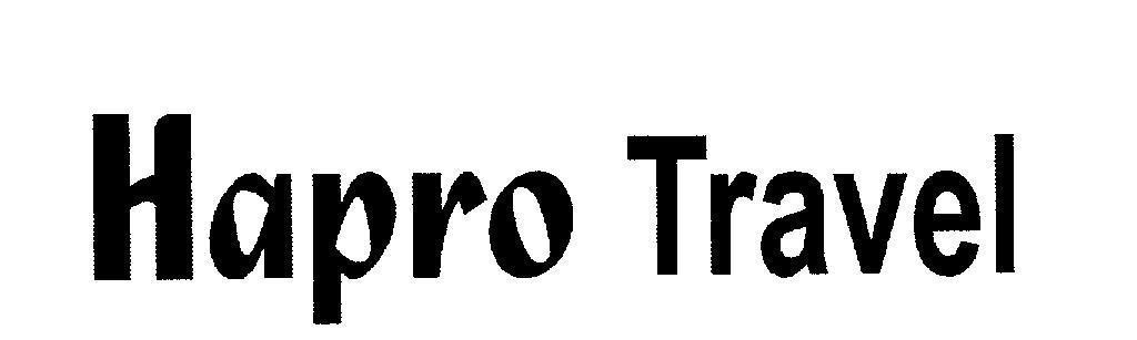 Mẫu nhãn hiệu Hapro Travel
