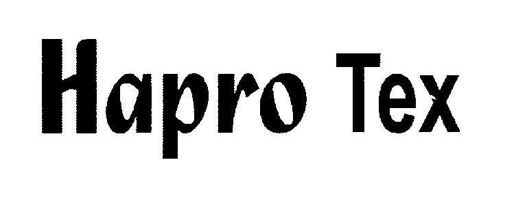 Mẫu nhãn hiệu Hapro Tex