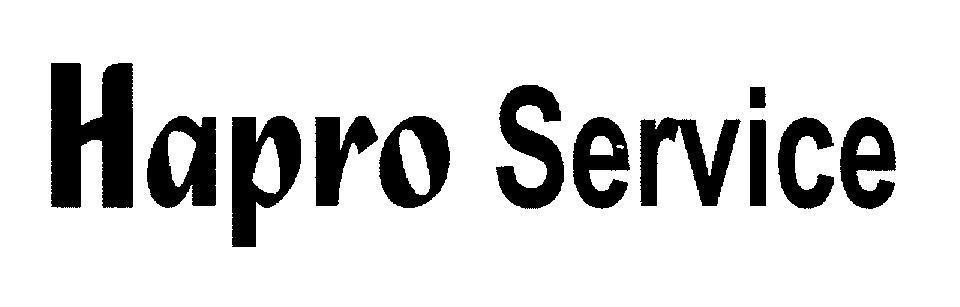 Mẫu nhãn hiệu Hapro Service