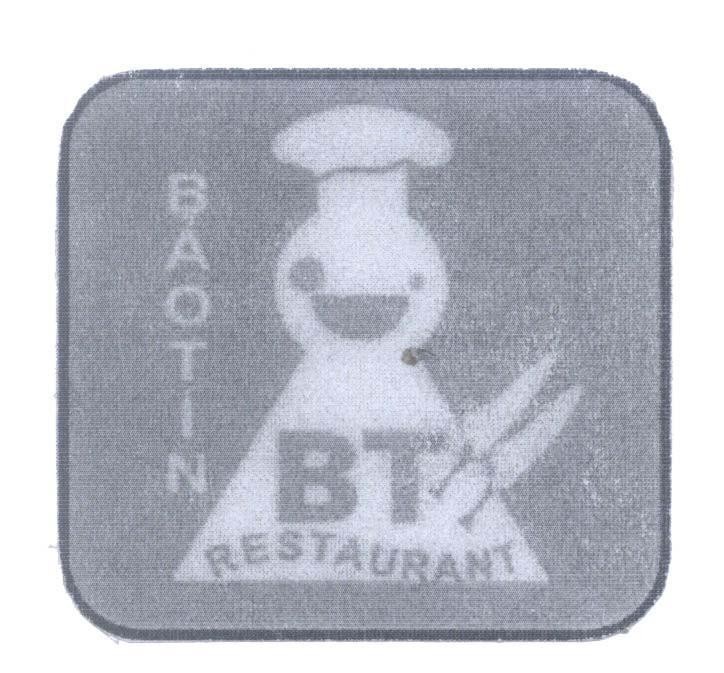 Mẫu nhãn hiệu Bảo Tín BT RESTAURANT
