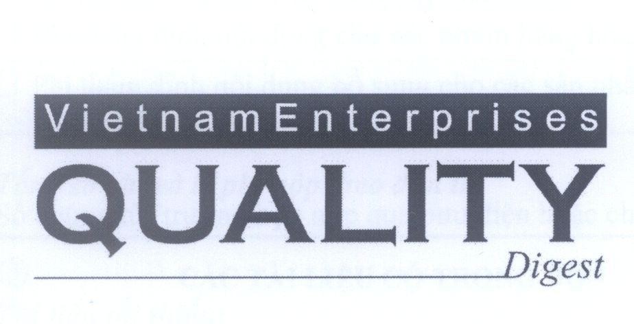 Mẫu nhãn hiệu QUALITY VietnamEnterprises Digest