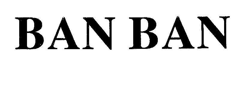 Mẫu nhãn hiệu BAN BAN