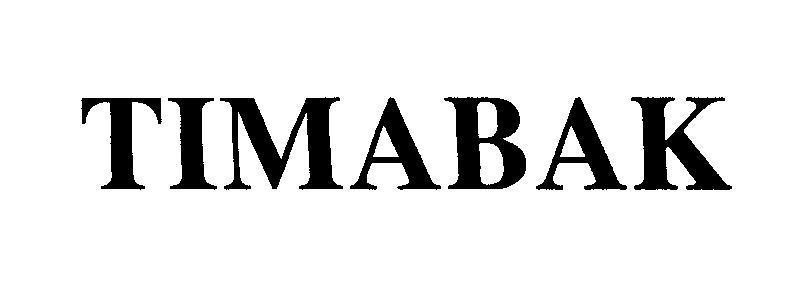 Mẫu nhãn hiệu TIMABAK