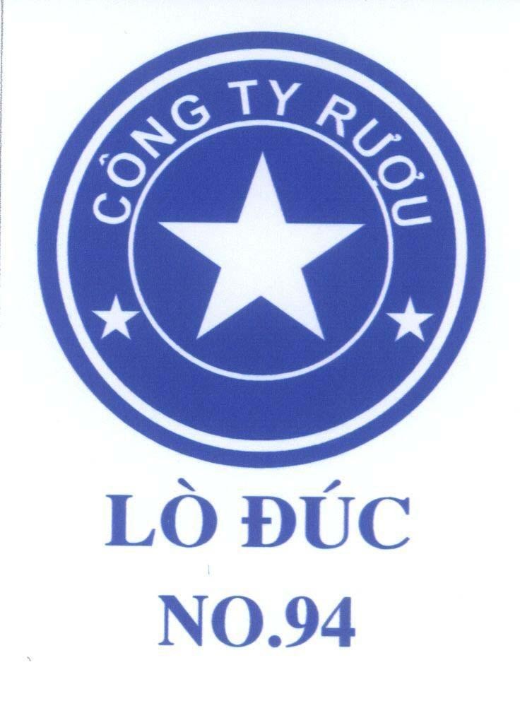 Mẫu nhãn hiệu Công Ty Rượu Hà Nội Lò Đúc NO.94