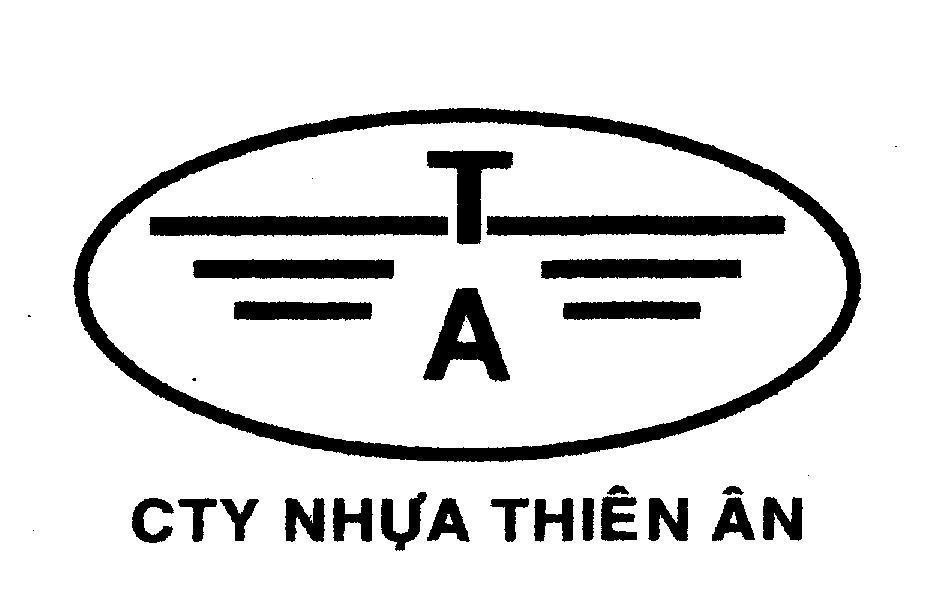 Mẫu nhãn hiệu T A CTY Nhựa Thiên Ân