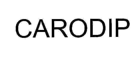 Mẫu nhãn hiệu CARODIP
