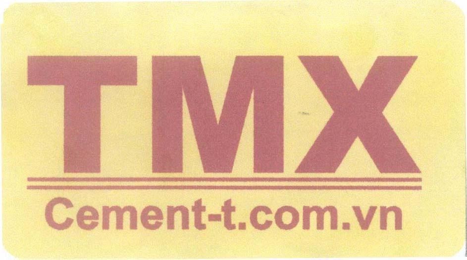 Mẫu nhãn hiệu TMX Cement-t.com.vn