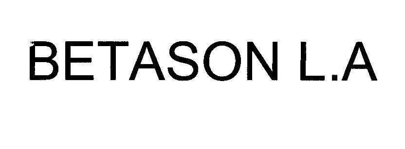 Mẫu nhãn hiệu BETASON L.A