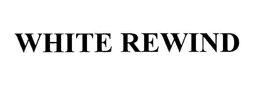 Mẫu nhãn hiệu WHITE REWIND