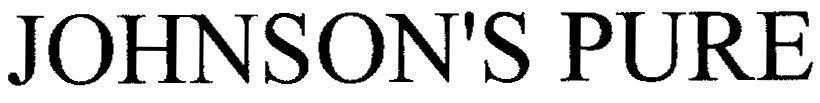 Mẫu nhãn hiệu JOHNSON'S PURE