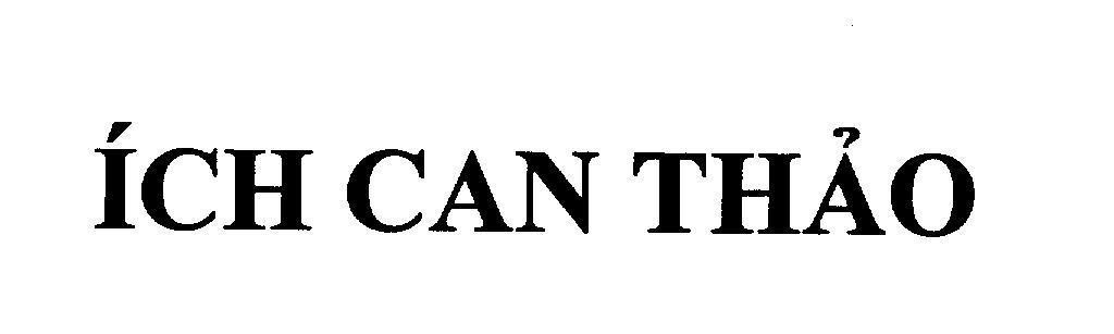 Mẫu nhãn hiệu ích Can Thảo