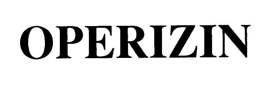 Mẫu nhãn hiệu OPERIZIN