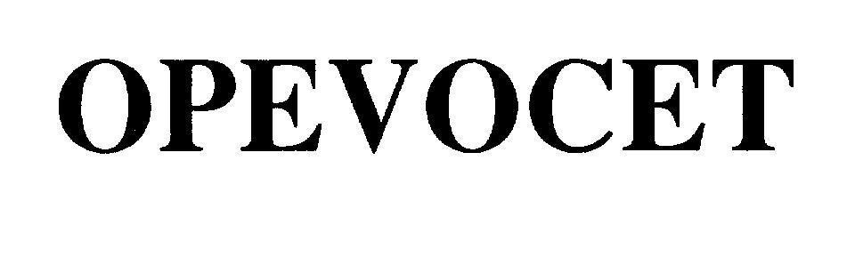 Mẫu nhãn hiệu OPEVOCET