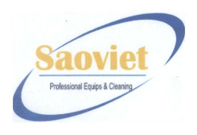 Mẫu nhãn hiệu Saoviet Professional Equips & Cleaning
