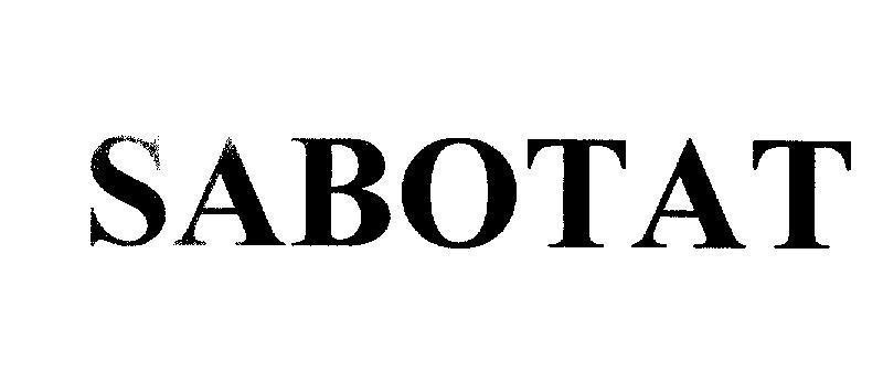 Mẫu nhãn hiệu SABOTAT