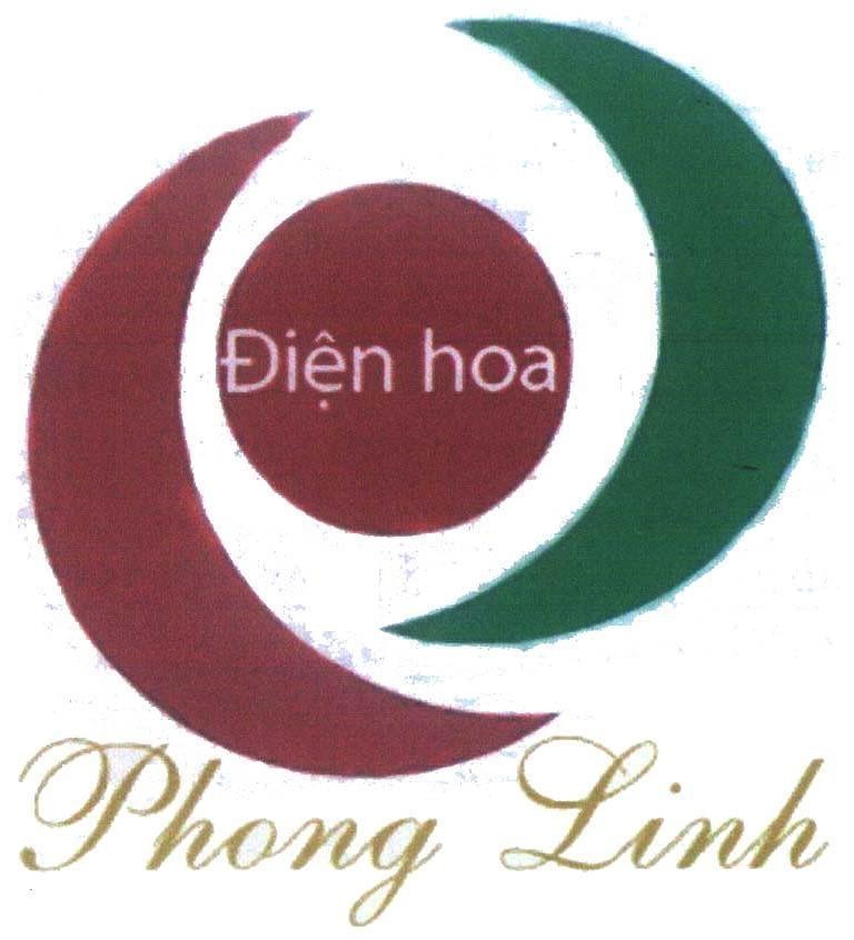 Mẫu nhãn hiệu Phong Linh Điện hoa